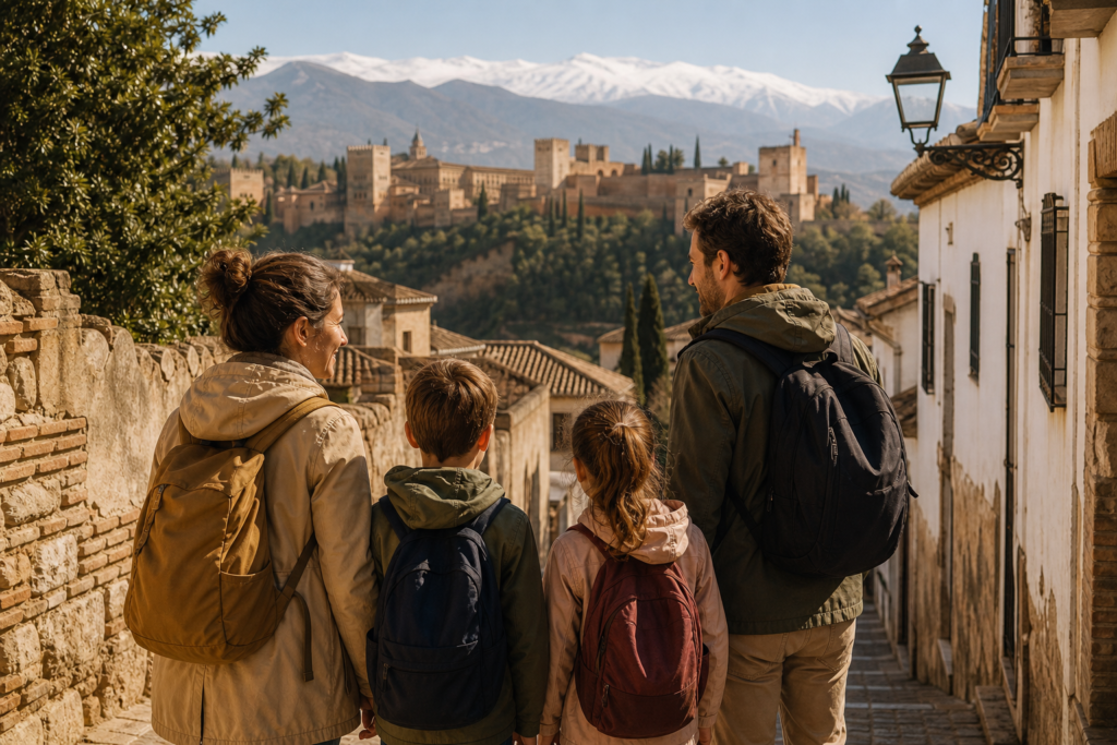 Puente de octubre en Granada con niños: itinerario de tres días y consejos para organizar el equipaje